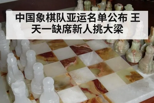 中国象棋队亚运名单公布 王天一缺席新人挑大梁